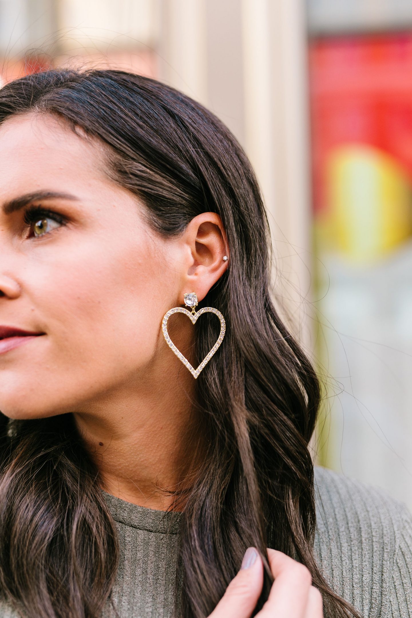 heart earrings